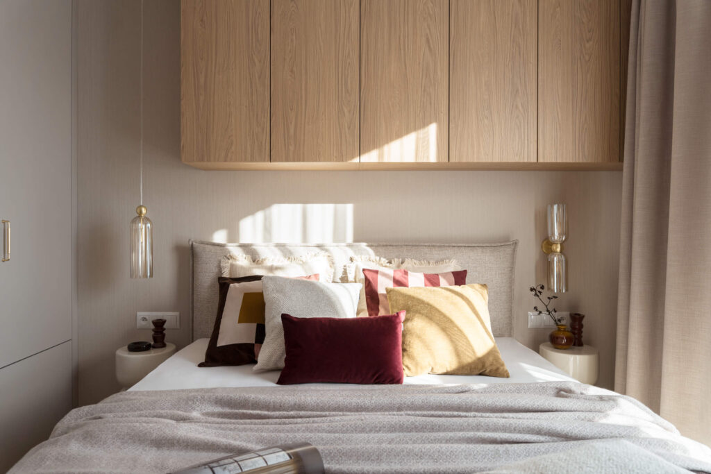 projekt sypialni - biuro projektowania wnętrz w Krakowie